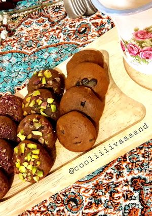 عکسی از دستور کوکی شیره خرما 😋 برای عید