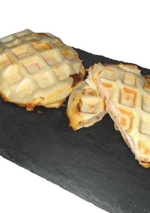 Une photo de Pizza gaufre