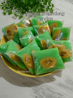 Foto resep Nagasari Bandung Pandan (maizena)
