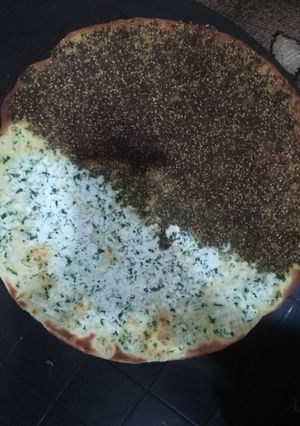 صورة لوصفة مناقيش زعتر وجبنة