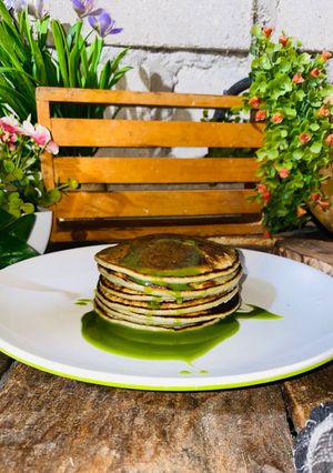 Foto resep Pancake Creamy Matcha