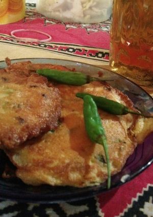 Foto resep Perkedel keju apa telor dadar keju?