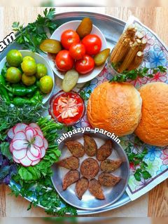 عکسی از دستور کوکو سیب زمینی با مرغ 🌸