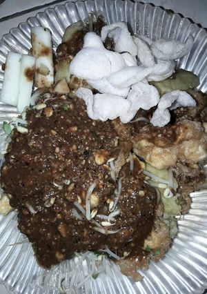 Foto resep Tahu telor bumbu kacang