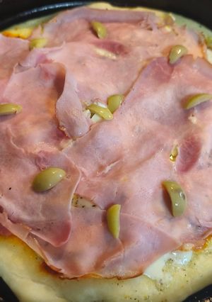 Una foto de Pizzas caseras casi sin amasar