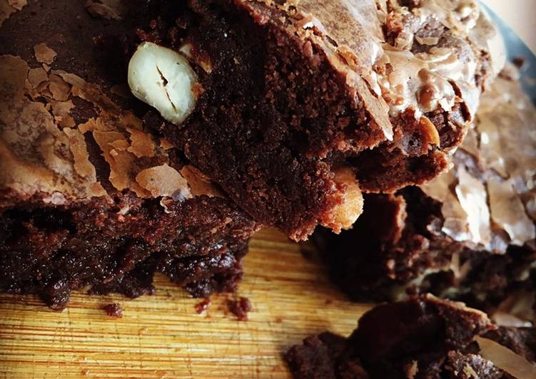 Comment Préparer Des Brownie chocolat noir