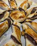 Folhado de chocolate