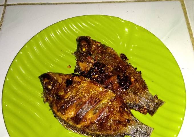 Ikan bawal bakar teflon