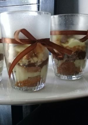 Foto resep Tiramisu sederhana dlm gelas ala lintang