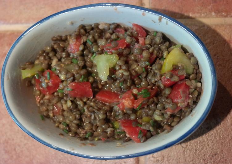 Recette de Parfait SALADE DE LENTILLES de CORREZE