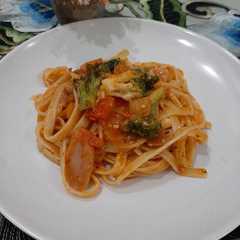 Spicy Fettucine রেসিপির প্রধান ছবি