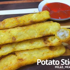 A picture of Potato Sticks |Baked vs Fried.