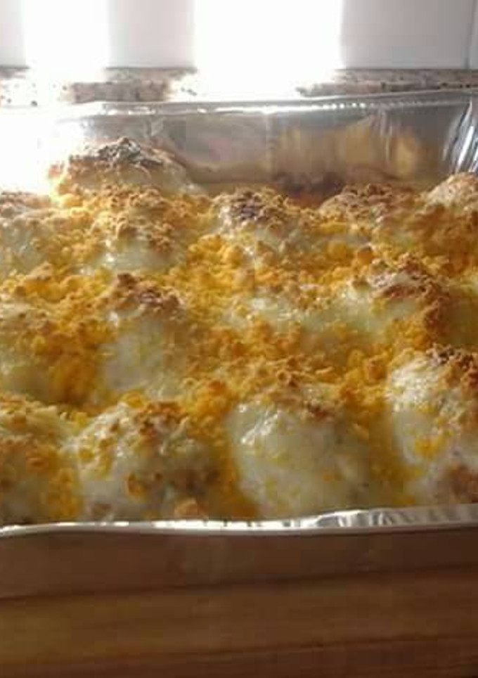 Una foto de Huevos Rellenos de carne con belchamel