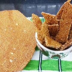 A picture of #Jaggery...Seesam brittle (Til ki papdi).