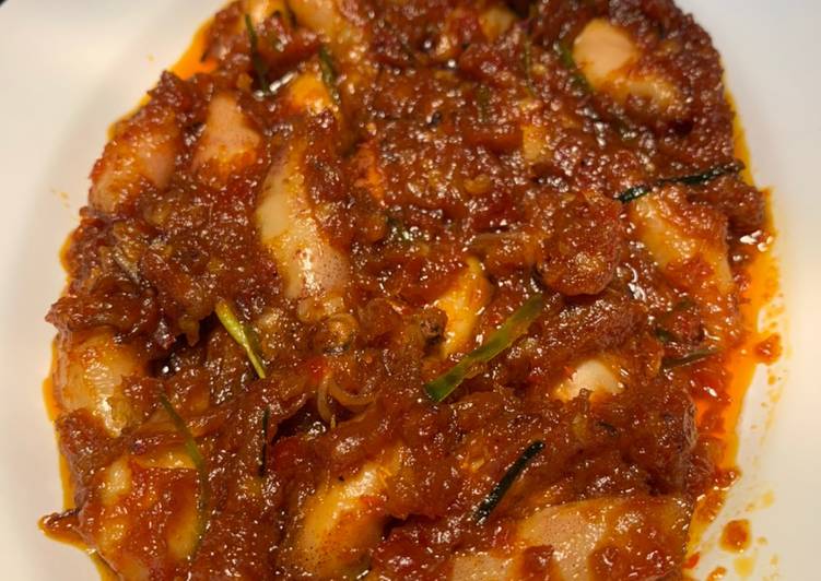 Tutorial membuat Sambal cumi enak