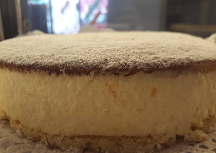 Tarta de Ricota, Naranja y Coco (sin cocción)