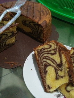 Foto resep Zebra cake (enak banget deh)