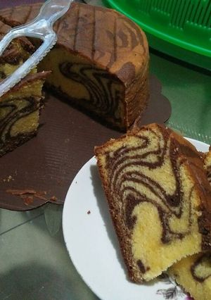 Foto resep Zebra cake (enak banget deh)