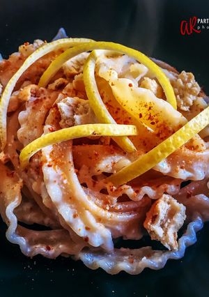 Foto di Pasta “Margherita” ricotta e bottarga