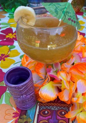 A picture of Banana Pineapple Slush - (AllRecipes.com).