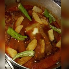 A picture of Kebab karahi.