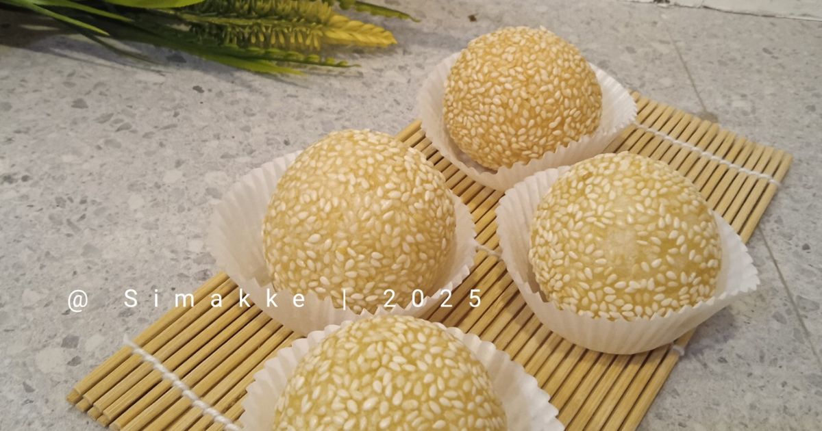 Onde-Onde Kopong isi Kacang Hijau