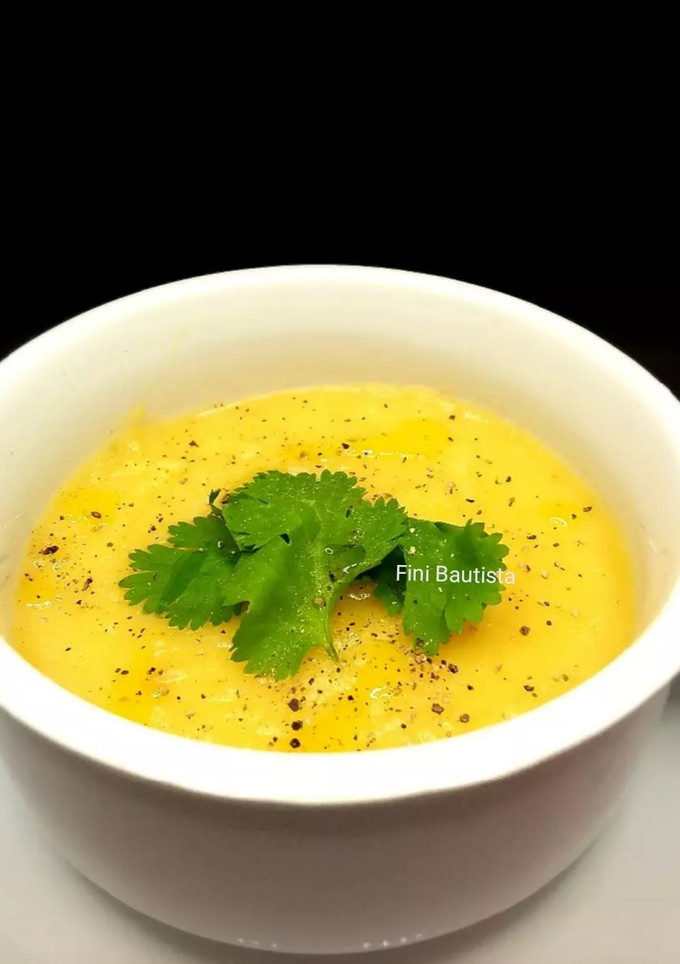 Una foto de Crema de chirivía con jengibre
