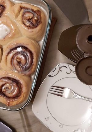 A picture of Simple Cinnamon Rolls.