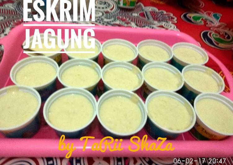 Resep Eskrim Jagung, Enak Banget
