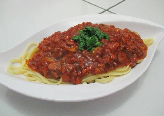 Cara Buat Spaghetti Saus Bolognese Anti Gagal