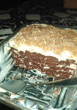Una foto de Tarta de galletas megafacil