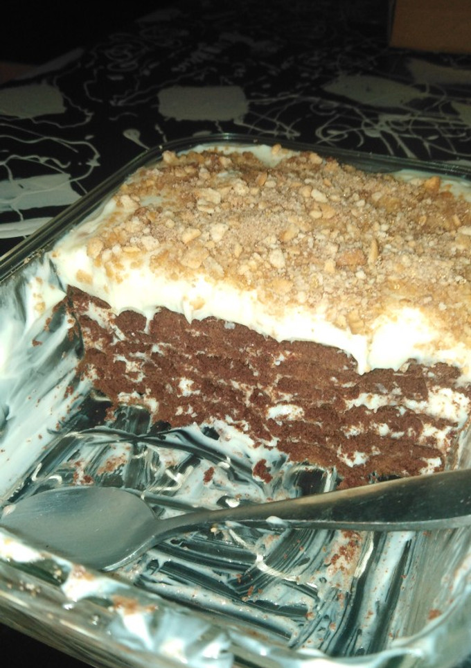 Una foto de Tarta de galletas megafacil