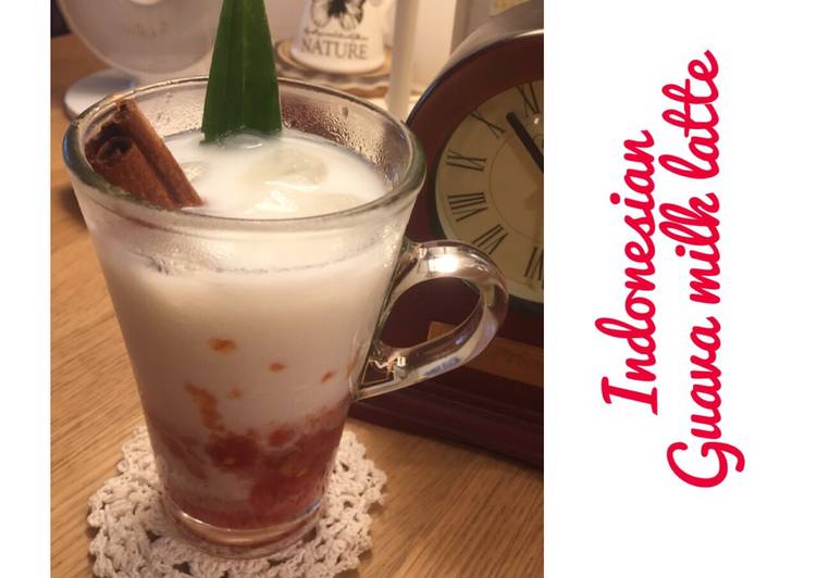 Resep Indonesian Guava milk latte, Enak