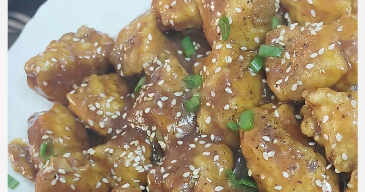 Sesame seed chicken Recipe by Umbreen Musa - Cookpad