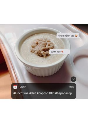 Hình của món Cháo sườn heo 🍖 hành tây 🧅.
