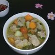 Sup daging sapi dan sayuran