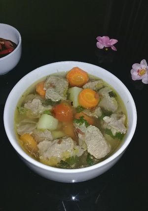 Foto resep Sup daging sapi dan sayuran