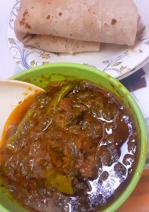 A picture of Palak gosht.