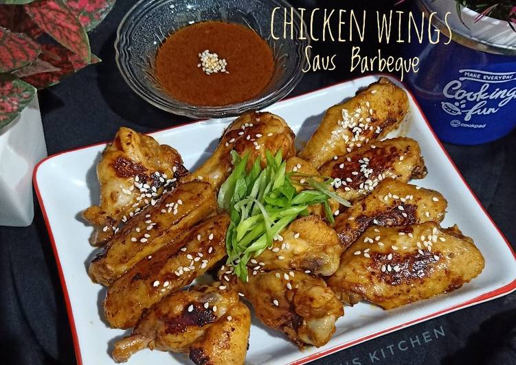 Cara masak Chicken Wings Saus Barbeque  Mudah