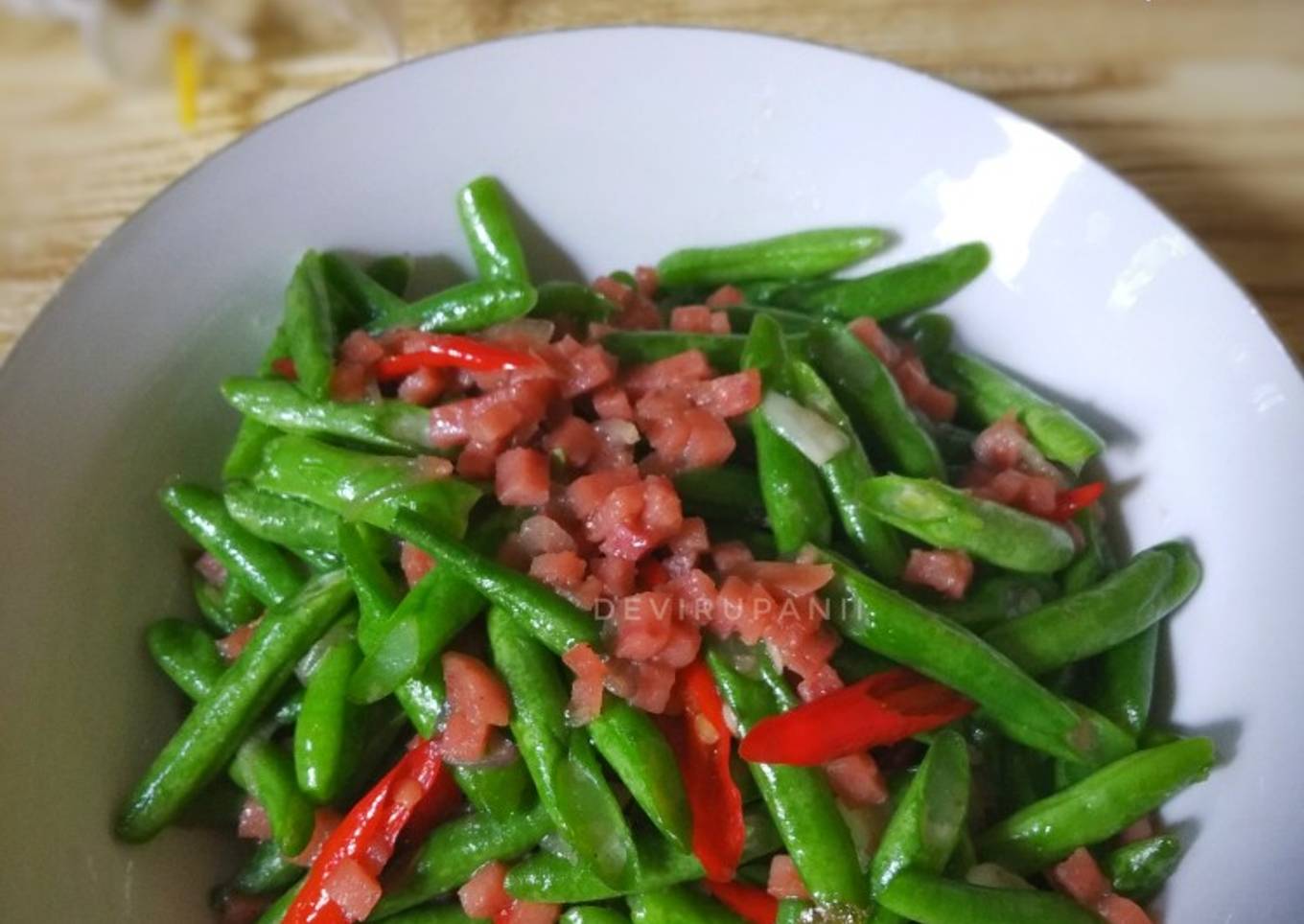 Resep Tumis Buncis Ham Anti Gagal