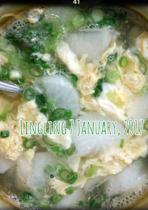Foto resep Sup Lobak Telur