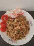 Mie goreng enak dikala hujan