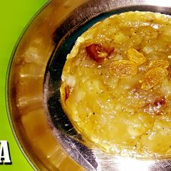 A picture of Potato halwa.