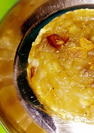 A picture of Potato halwa.