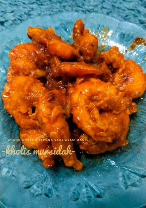 Foto resep Udang goreng tepung saus asam manis