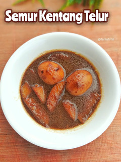 Foto resep Semur Kentang Telur