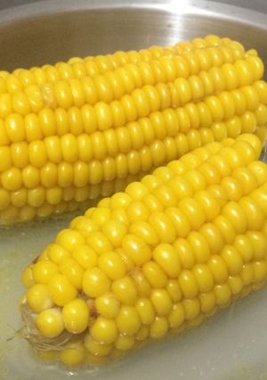 電鍋蒸奶油玉米 的食譜成品照片