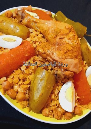 صورة لوصفة الشخشوخة القسنطينية الجزائرية بايادي بسكرية🇩🇿🇩🇿