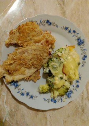 Csirkemell zabbal recept fotója