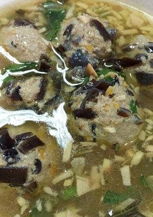 Foto resep Bakso Jamur Kuping a.k.a Bakso Lohwa